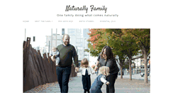 Desktop Screenshot of naturallyfamily.com